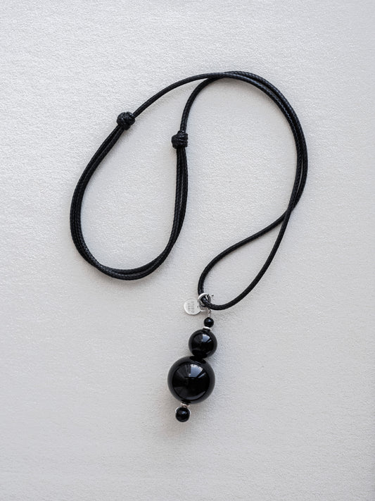 B007 Antisana Pendant on Cotton Cord